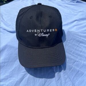NWOT Disney Black Adventure Hat Embroidered Cotton